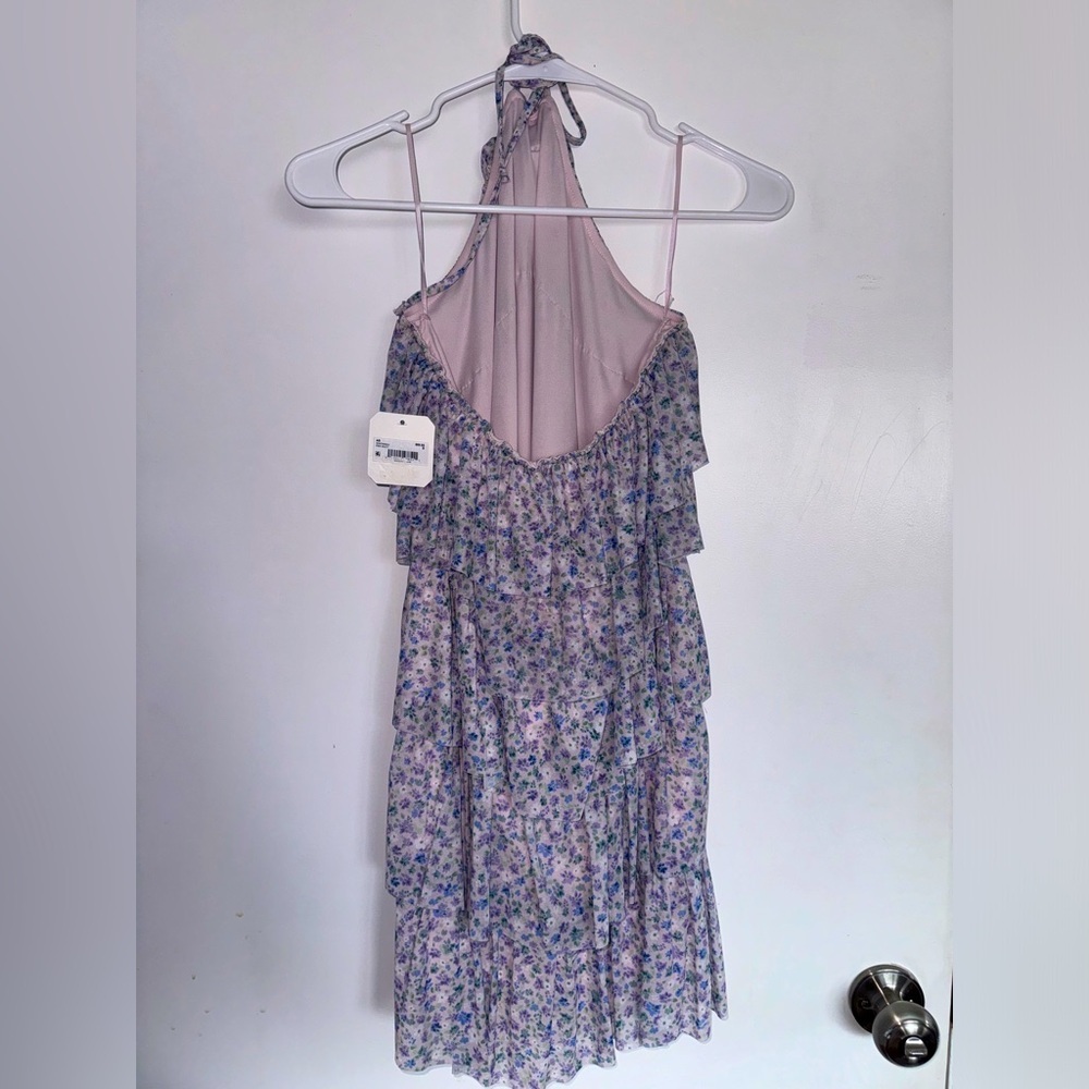 Altard State Floral Halter Rose Purple & Blue Dress Size Small 💜💙💚 NWT 🤍 - Picture 3 of 5